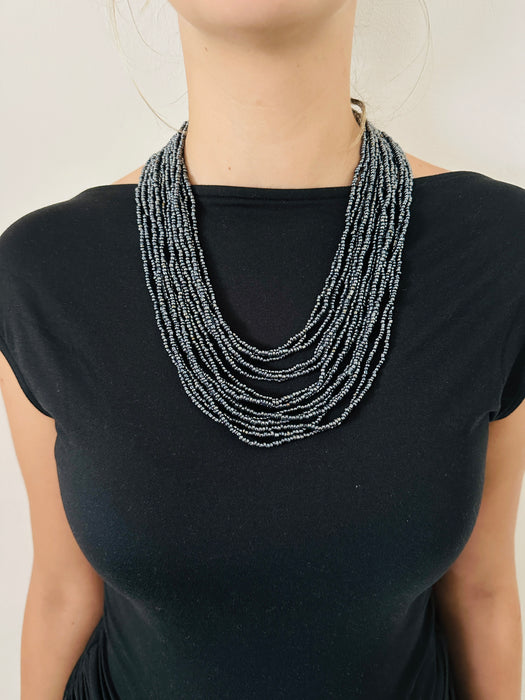 Odessa Necklace - Gunmetal