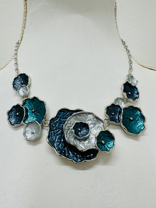 Sotiria Necklace - Blue ~ ALL JEWELLERY 3 FOR 2