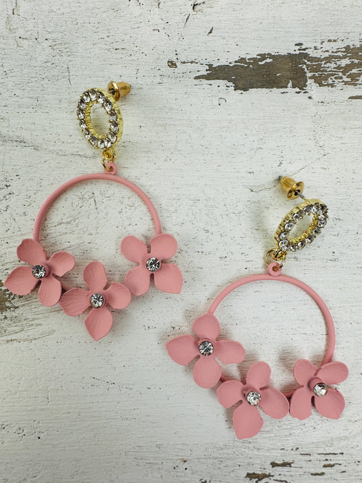 Lydia Earrings - Pink ~ ALL JEWELLERY 3 FOR 2