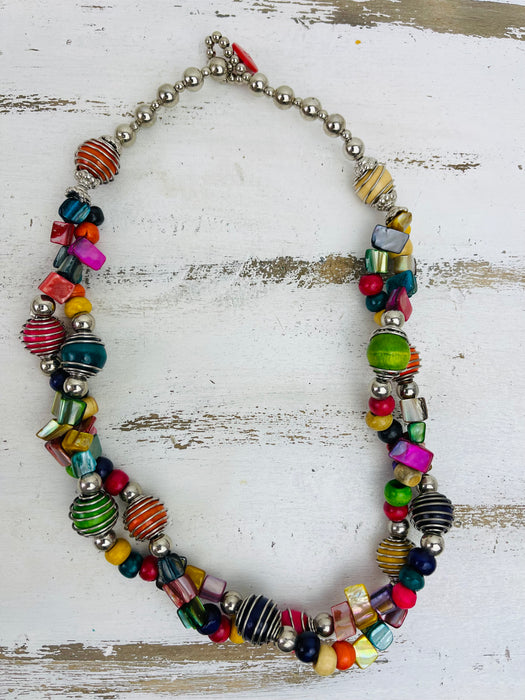 Solana Necklace - Rainbow ~ ALL JEWELLERY 3 FOR 2