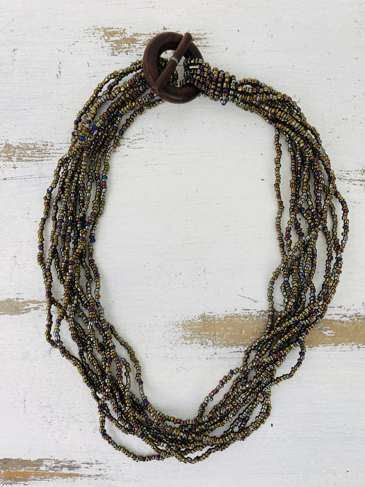 Florence Necklace - Paua Metallic