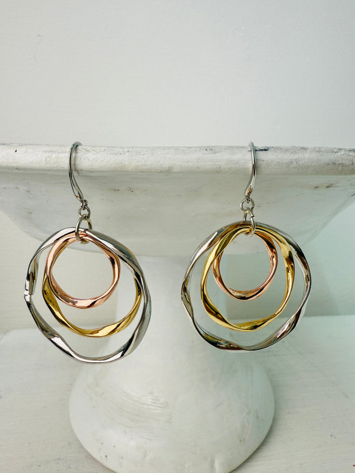 Gold & Silver Earrings