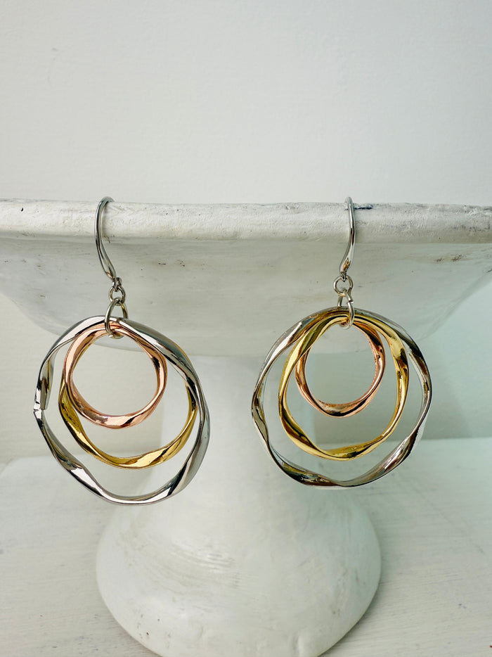 Gold & Silver Earrings