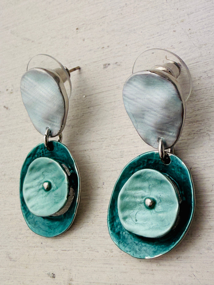 Enamel Earrings