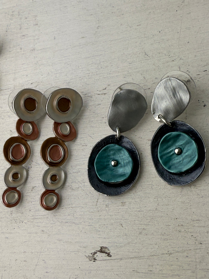 Enamel Earrings