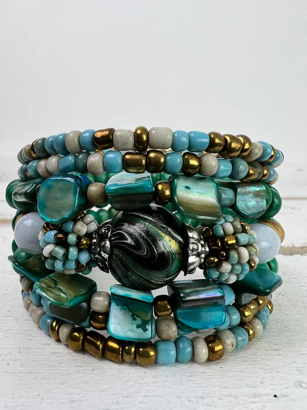 Wood & Bead Bracelets
