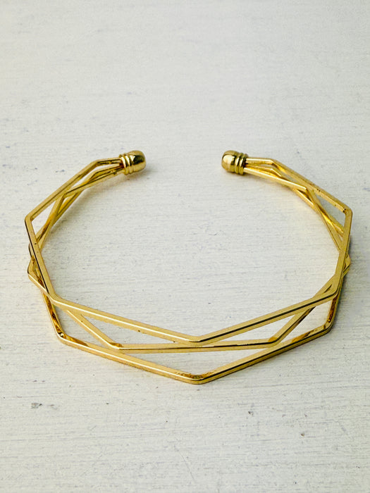 Lata Bracelete - Gold ~ ALL JEWELLERY 3 FOR 2
