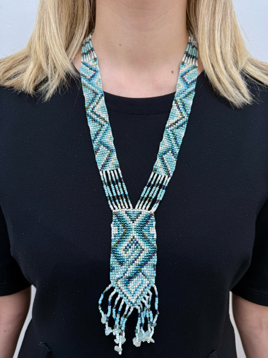 Melita Necklace - Aqua Blue ~ ALL JEWELLERY 3 FOR 2