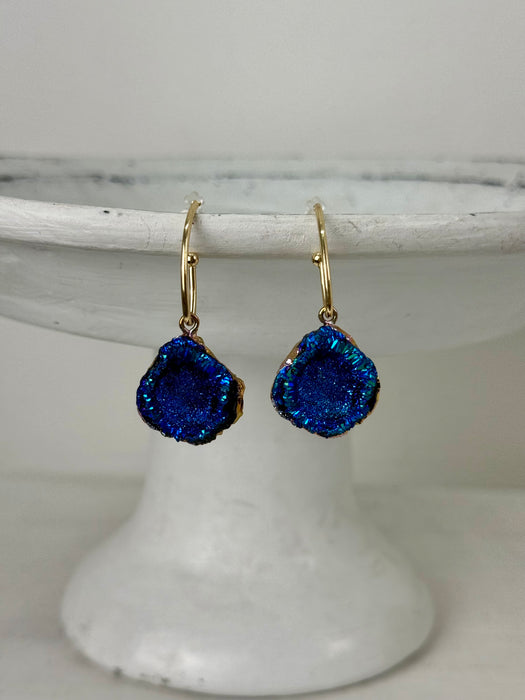 Druzy Drop Earrings