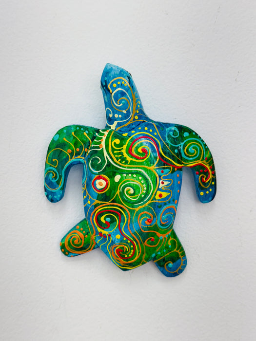 Blue Crazy Turtle - Large