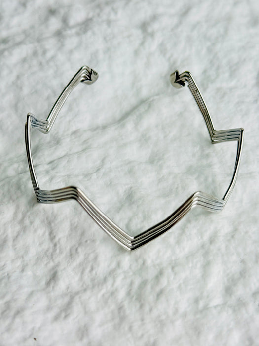 Nanna Cuff Bracelet - Silver