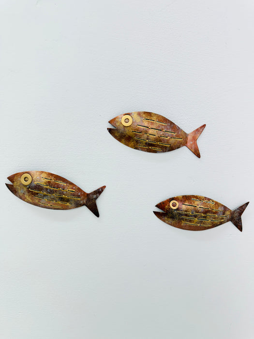 Single Copper & Bronze Fish