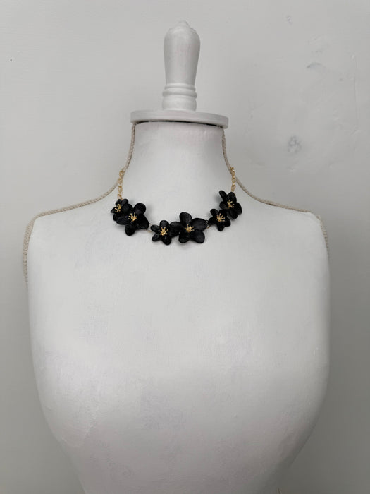Allegra Necklace - Black