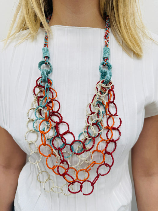 Katina Necklace - Multi ~ ALL JEWELLERY 3 FOR 2