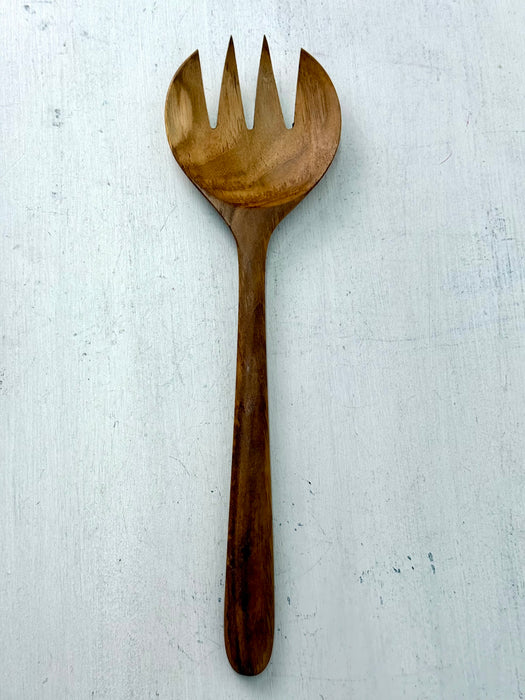 Teak Wood Salad Fork
