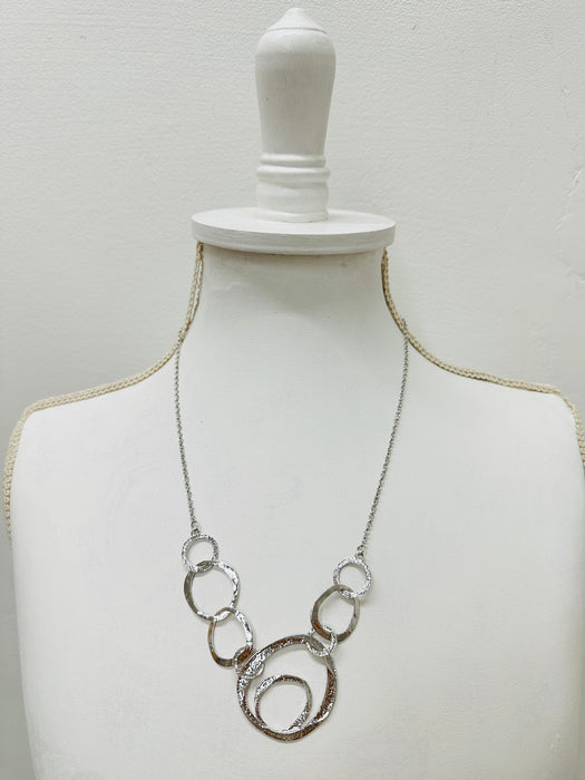 Cerelia Necklace - Silver ~ ALL JEWELLERY 3 FOR 2