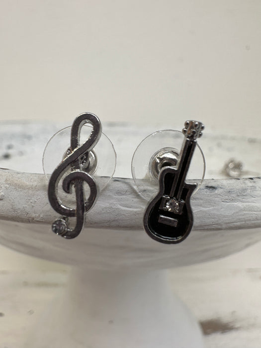 Guitar & Music Note Earrings ~ ALL JEWELLERY 3 FOR 2