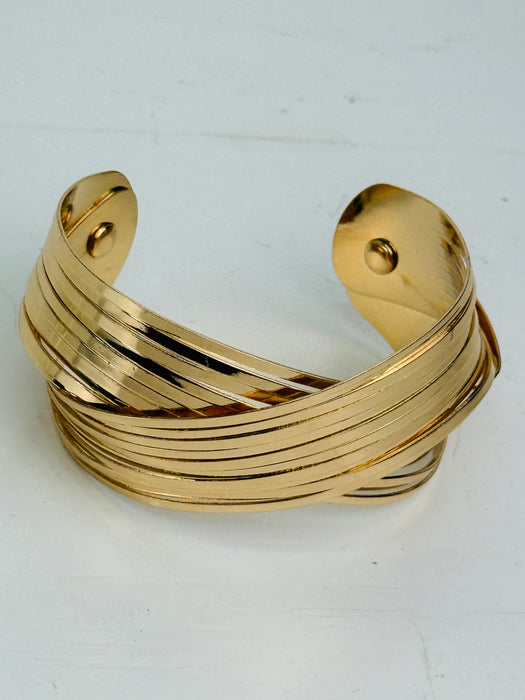 Portia Cuff Bracelet - Gold