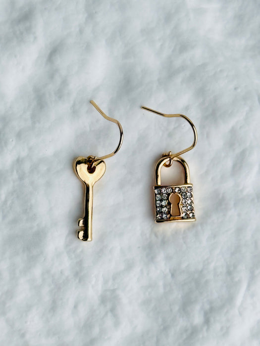 Key & Lock Earrings