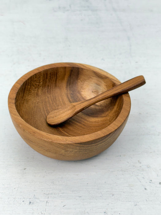 Small Teak Wood Bowl