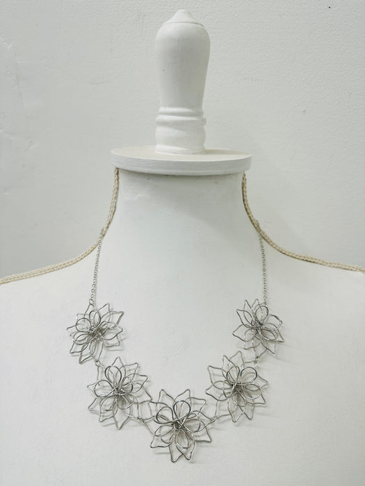 Anfisa Necklace - Silver ~ ALL JEWELLERY 3 FOR 2