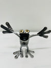 front view of metal frog vincent