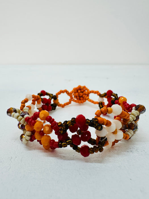 Leto Bracelet - Orange ~ ALL JEWELLERY 3 FOR 2