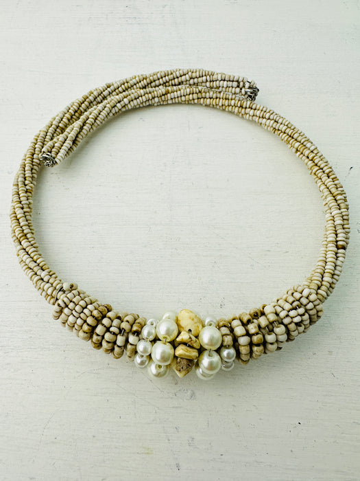 Zara Choker - Cream~ ALL JEWELLERY 3 FOR 2
