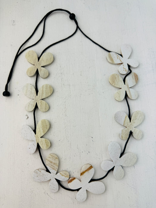 Papilio Necklace - White Wash  ~ ALL JEWELLERY 3 FOR 2