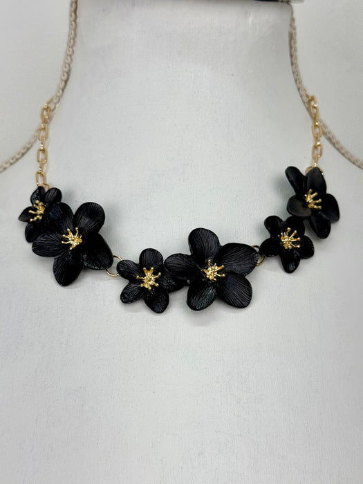 Allegra Necklace - Black