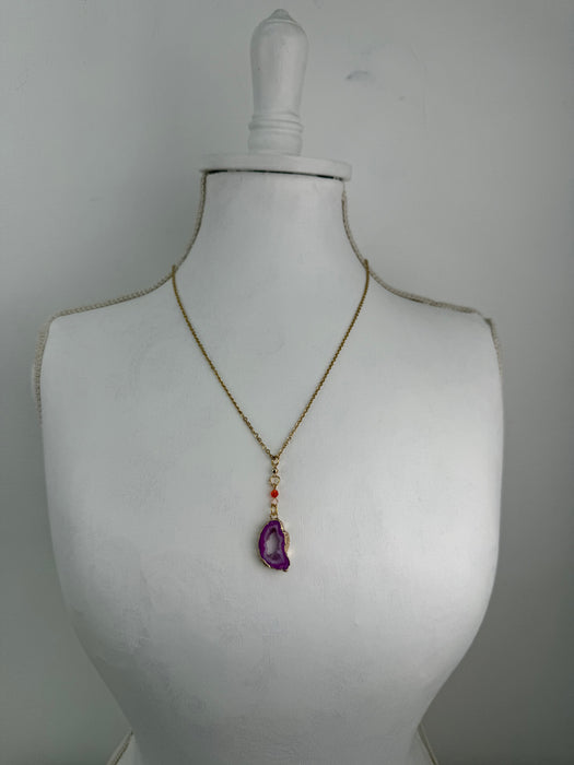 Demeter Necklace - Purple