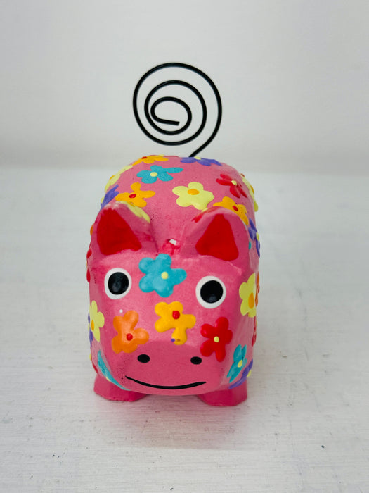 Flower Pig - Pink