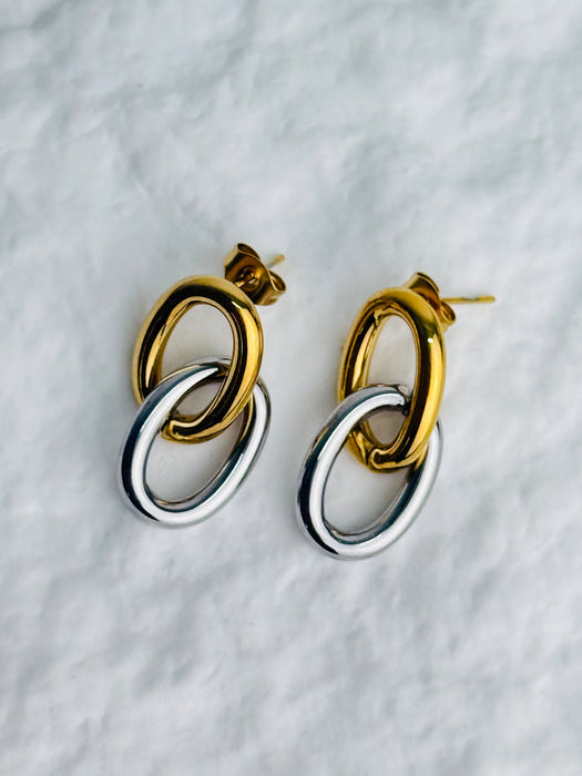 Inti Double Loop Earrings