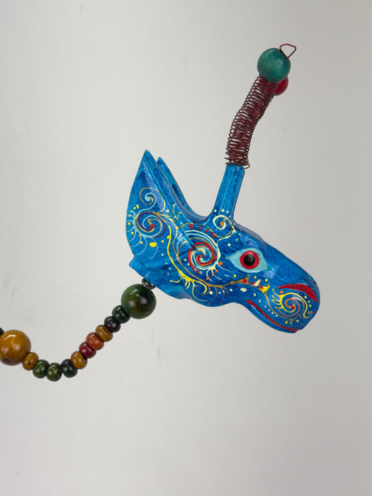 Crazy Giraffe - Small Blue