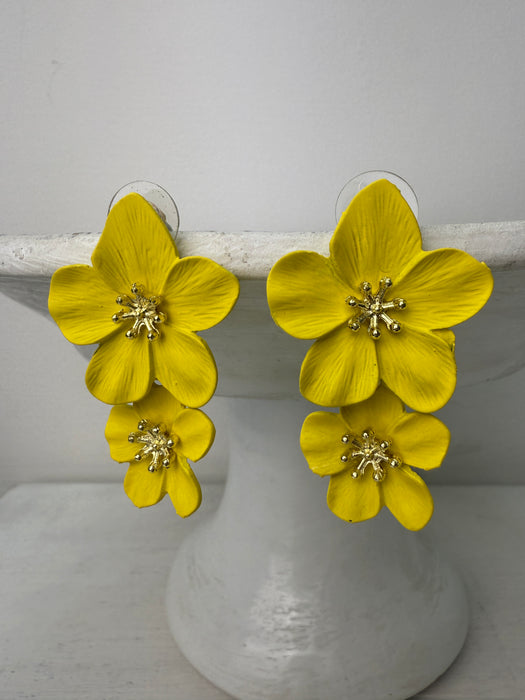 Agnes Earrings - Yellow ~ ALL JEWELLERY 3 FOR 2