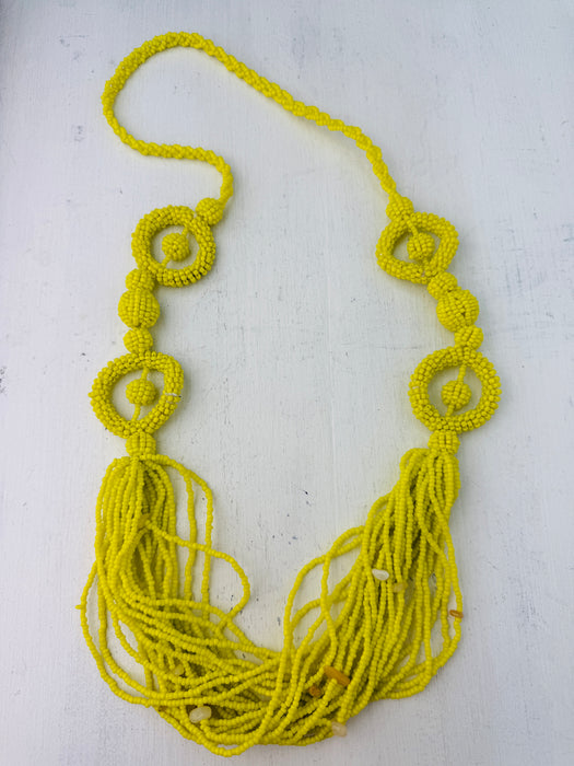Nysa Necklace - Yellow ~ ALL JEWELLERY 3 FOR 2
