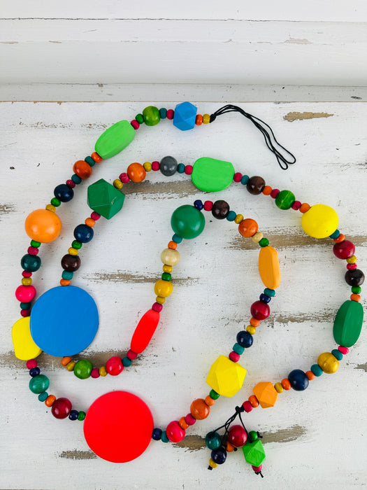 Wood Bead Jewel Drop~ ALL JEWELLERY 3 FOR 2