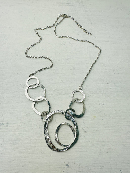 Cerelia Necklace - Silver ~ ALL JEWELLERY 3 FOR 2