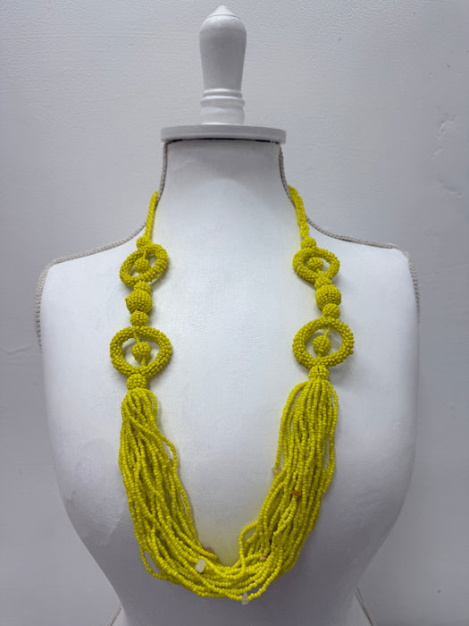 Nysa Necklace - Yellow ~ ALL JEWELLERY 3 FOR 2