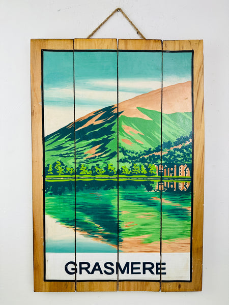 front view of grasmere wall art painting
