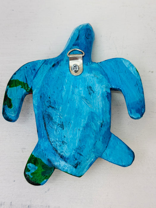Blue Crazy Turtle - Large