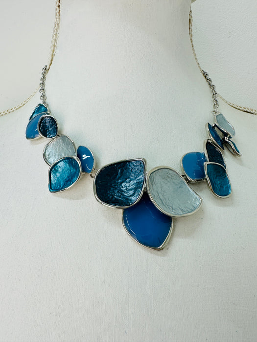 Dolley Necklace - Blue ~ ALL JEWELLERY 3 FOR 2