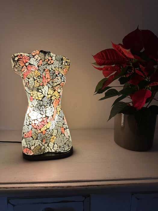 Mosaic Bust Lamp Small - Mix Colours