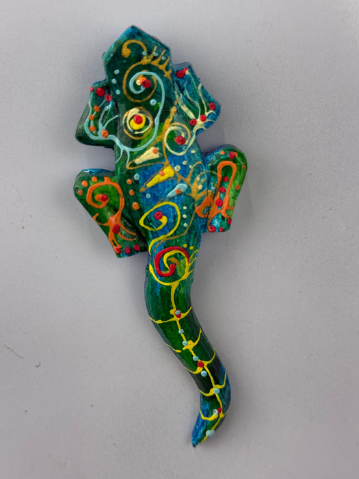 Crazy Gecko Magnet - Turquoise