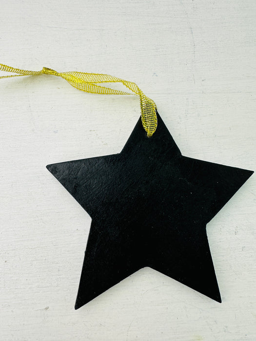 Hanging Mosaic Star - Cyan