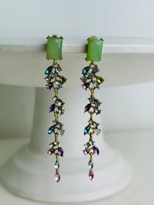 Crystal Vine Earrings