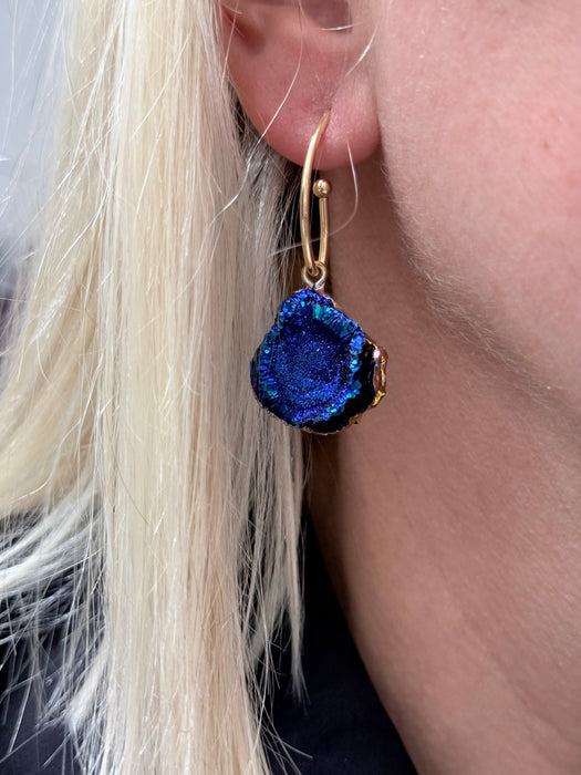 Druzy Drop Earrings