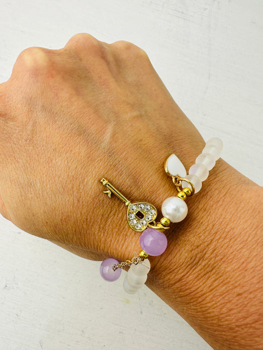 Mila Bracelet Purple - Key