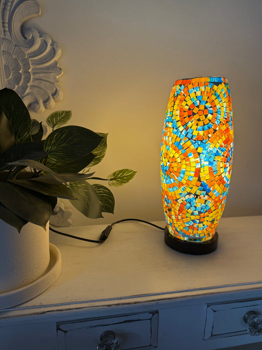 Mosaic Spiral Lamp - Multi