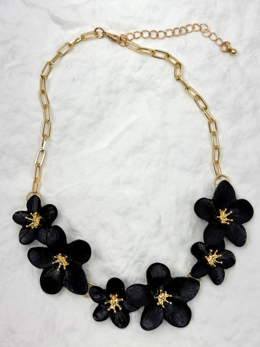 Allegra Necklace - Black